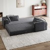 VASIP 78.7-inch Convertible Sofa Bed  Chenille Folding Mattress with Pillow and Pocket for Living Room  Bedroom - 4 of 4