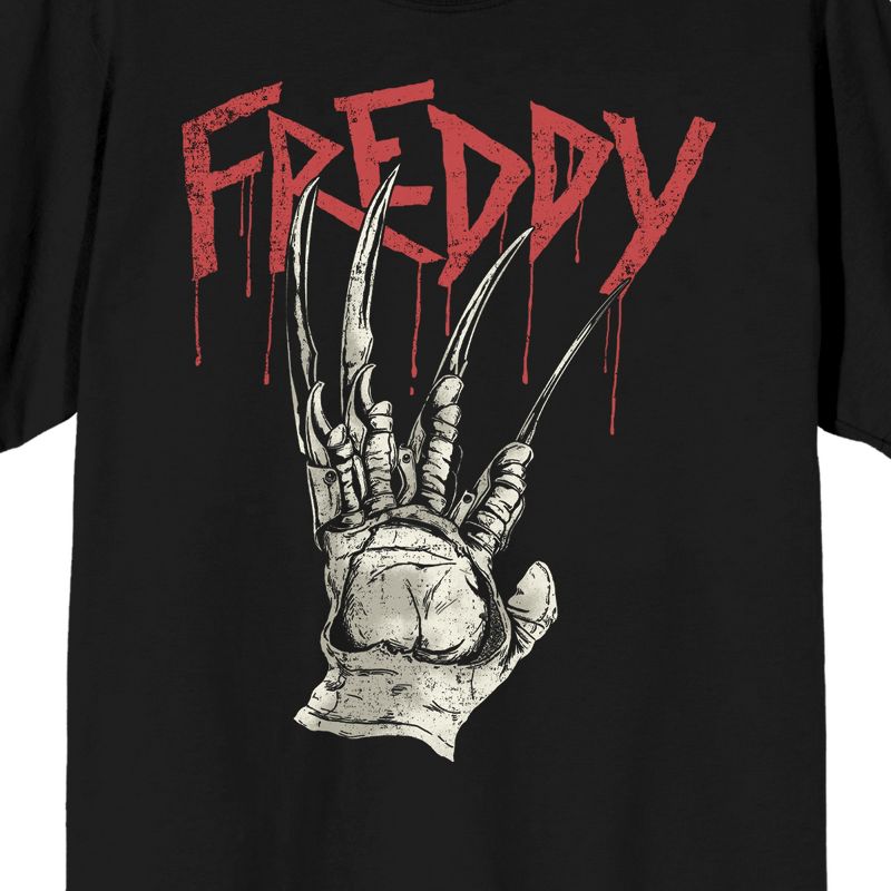 A Nightmare On Elm Street Freddy Claws Men's Short Sleeve Shirt & Sleep Shorts Set, 3 of 6