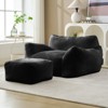 Mjkone Bean Bag Chair, Big Beanbag Chair with Ottoman - 2 of 4