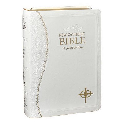 New Catholic Bible Med Print (Marriage) - (Leather Bound)