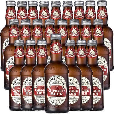 Fentimans Botanically Brewed Ginger Beer Sparkling Soda 9.3 fl oz Bottles – Premium Craft Soda/Mixer for Cocktails & Refreshing Drinks