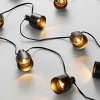 Adaner LED Outdoor String Lights - 120" - 10 Light - PLT4050 - Black - Safavieh - 4 of 4