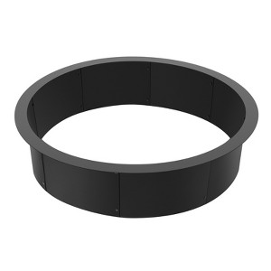 VEVOR Fire Pit Ring, 45-Inch Outer/39-Inch Inner Diameter, 10inch Height Fire Pit Insert, for Outdoor Camping, Bonfires, Black - 1 of 4