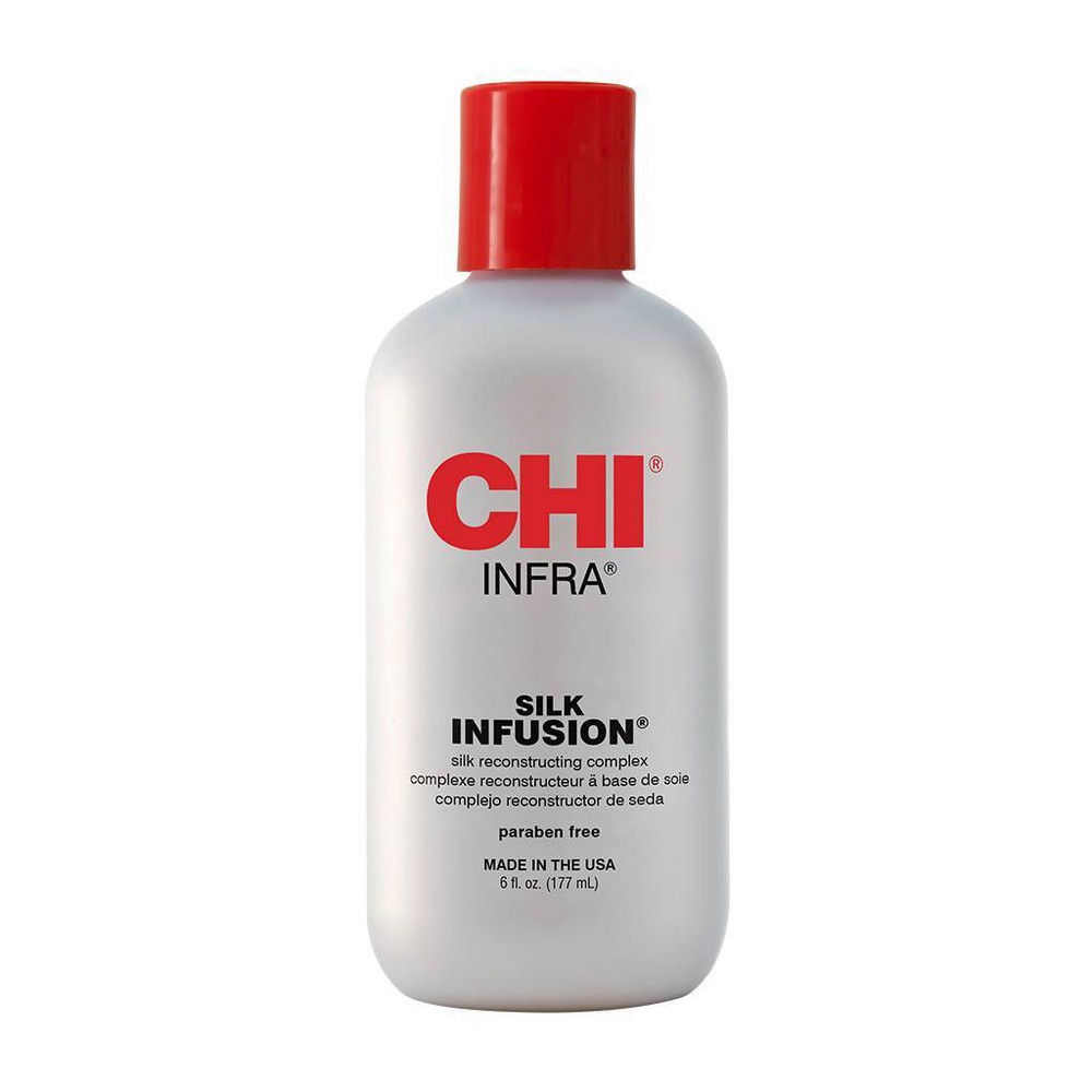 Photos - Manicure & Pedicure Tools CHI Silk Infusion Silk Reconstructing Complex - 6 fl oz: Damage Repair, Sulfate-Free, Paraben-Free Liquid Treatment 