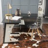 Christopher Knight Home Oria L-Shaped Desk with Tempered Glass - Black/Gray: Modern Office Desk with Open Storage Shelf - 2 of 4