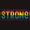Adult Design By Humans Workout Pride Rainbow Strong By Avocato T-Shirt - 2 of 2
