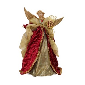 Season's Designs 16In Angel W/ Burgundy / Gold - 1 of 1