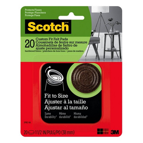 Scotch 162pk Felt Pads Brown : Target