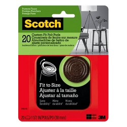 BROWN 36pk Details about   SCOTCH Non-Slip Round Gripping Pads Value Pack 