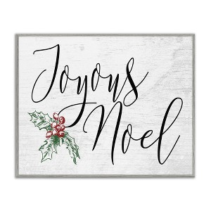 Stupell Industries Joyous Noel Christmas Botanicals, 20" x 16" - 1 of 4