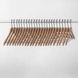 24pk Wood Suit Hangers - Brightroom™