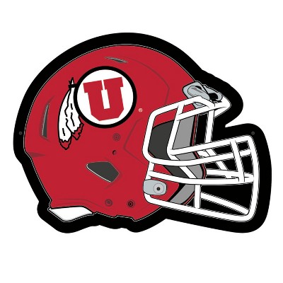 Evergreen Ultra-Thin Edgelight LED Wall Decor, Helmet, University of Utah- 19.5 x 15 Inches Made In USA