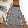 Washable Striped Area Rug Non-Slip Strip Rugs for Living Room Low Pile Floor Carpet Rugs for Bedroom Dining Room Home Office - 3 of 4