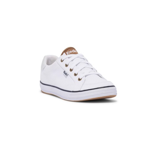 Женские кроссовки Keds Women's Center III Canvas Lace Up Sneakers White/Navy 9