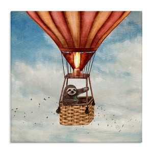 Stupell Industries Sloth in Hot Air Balloon, 17" x 17" - 1 of 4
