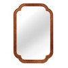GDFStudio Paelia Modern Country Rounded Corner Decorative Mirror - 4 of 4