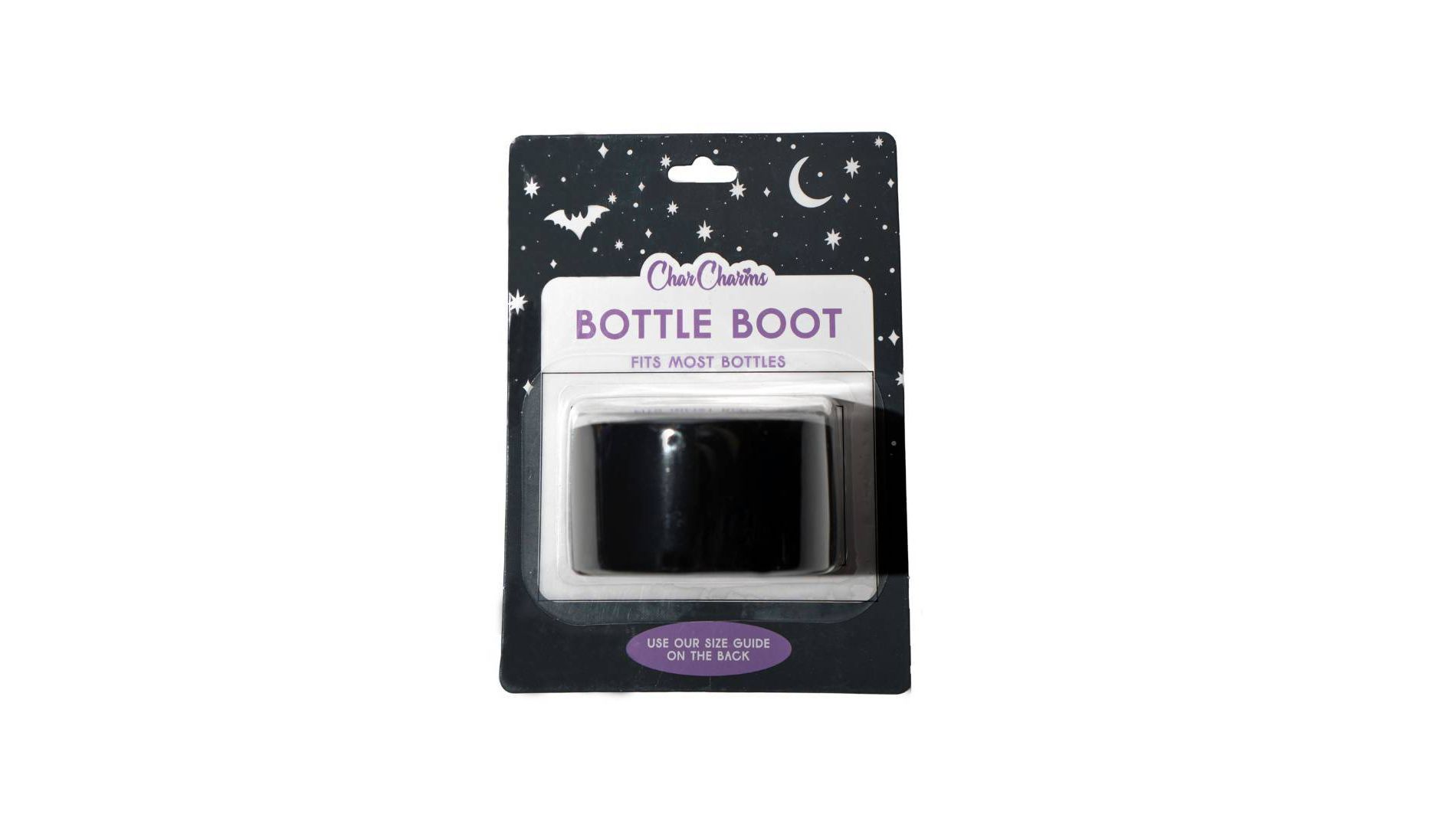 CharCharms Halloween Water Bottle Boot Black
