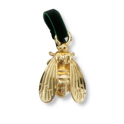 Gold Bee Ornament, Tree Decoration by Bow to the Bee