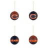 Evergreen Holiday Ball Ornaments, Set of 12, Chicago Bears - 3 of 4