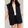 Women's Sleeveless Blazer Vest - Mimosa - 2 of 3