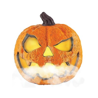 Tekky Toys Misting Led Lighted Pumpkin Halloween Decoration - 9 In X 8. ...