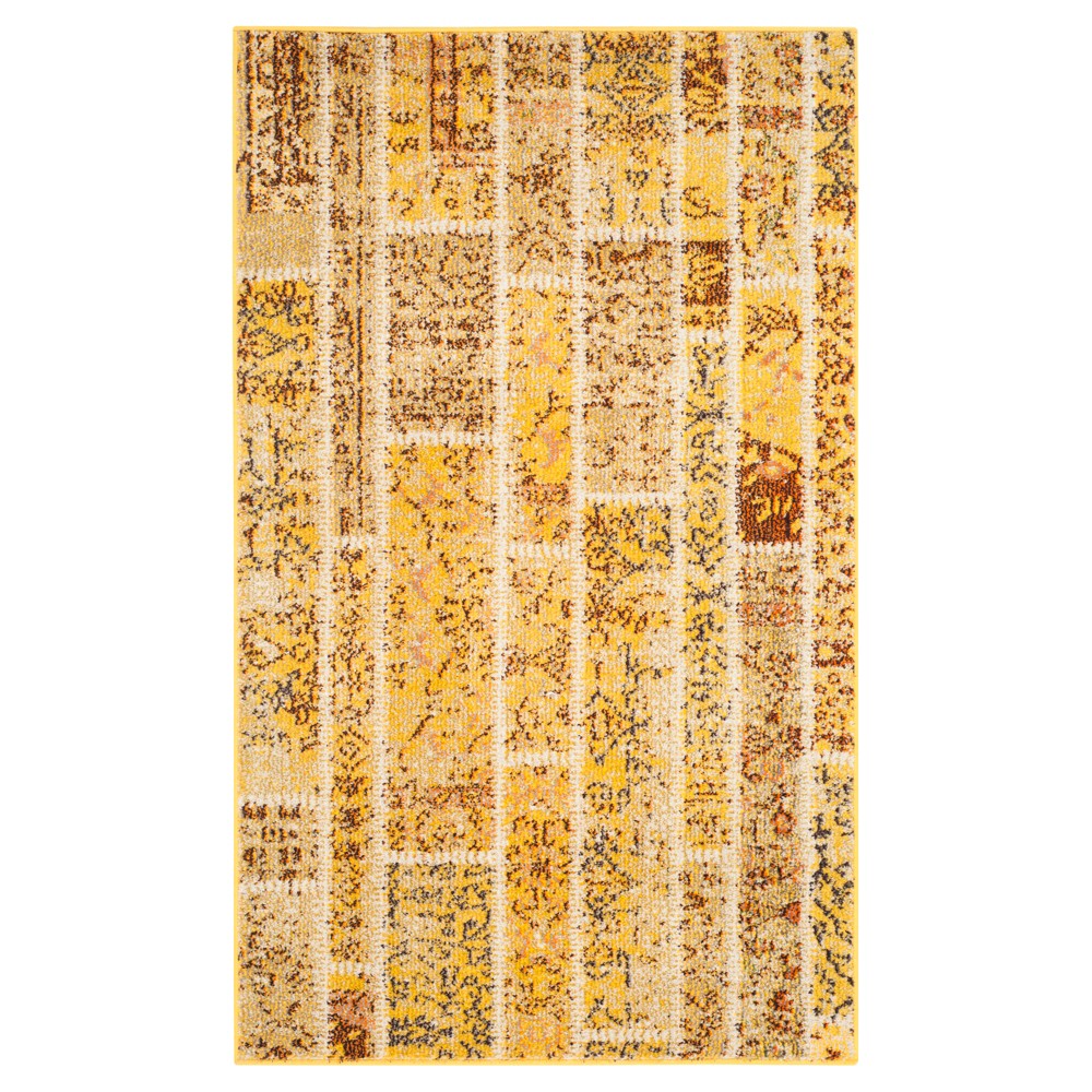 Randall Accent Rug - Yellow / Multi ( 3'x5' ) - Safavieh