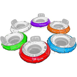 Bradley 6 Pack Heavy Duty River Tube Cover Only; Made in USA; Compatible with Intex River Run 53" Tubes - 1 of 1