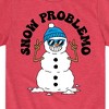 Boys' - Instant Message - Snowman Snow Problemo Short Sleeve Graphic T-Shirt - 2 of 4