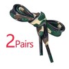 Elerevyo Gender Neutral Colorful Soft Flat Shoe Laces for Sneakers Sports 2 Pairs - 3 of 4