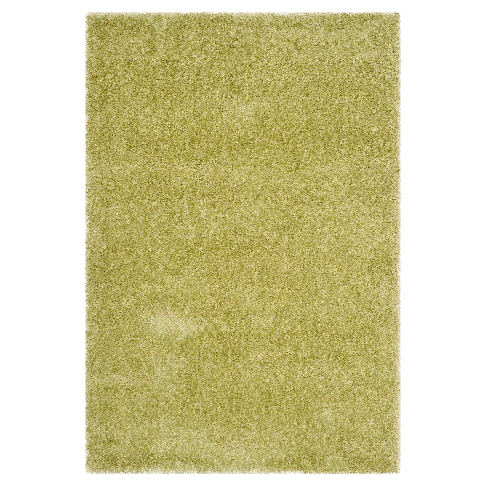 5'1inx7'6in Green Solid Loomed Area Rug - Safavieh