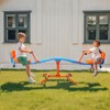 VEVOR Kids Seesaw, 300 lbs Load Capacity, Sit and Spin Teeter Totter, Swiveling 360 Degrees Rotating for Children Aged 3+, Orange&Blue - 2 of 4