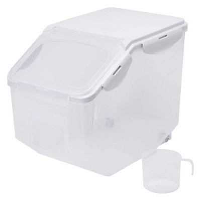 Buy Wholesale China 10kg Rice Storage Containers Box With Wheels