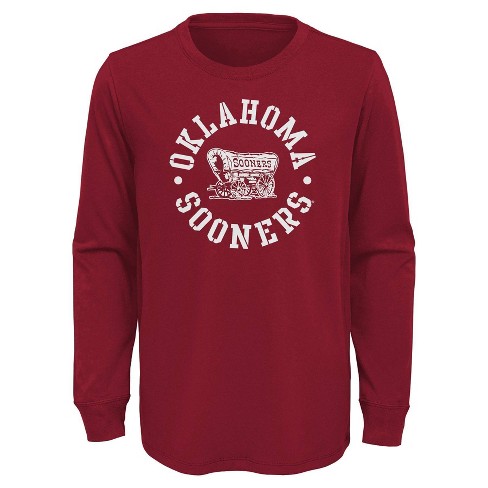 NCAA Oklahoma Sooners Boys Long Sleeve T Shirt XS