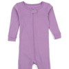 Leveret Toddler Footed Cotton Solid Classic Color Pajamas - image 2 of 4