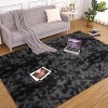 Fluffy Runner Rug Soft Shag Plush Area Rug Non-Slip Nursery Dorm Fuzzy Bedside Rug Kids Room Home Decor Tie-Dye - 4 of 4