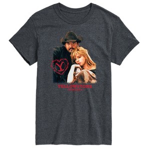 Men's - Yellowstone - Rip And Beth Montana Valentine Short Sleeve Graphic T-Shirt - 1 of 4