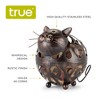 True Whiskers Cat Cork Holder, Stainless Steel with Rustic Finish, Set of 1, 6.8" - 2 of 4