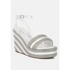 My Bliss Rhinestone Studded Wedge Sandals Women - 2 of 4