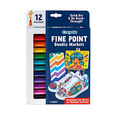 Doodle & Draw Fine Point Doodle Marker, 12 Count - BIN588312