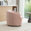 SEYNAR Modern Glam Velvet Upholstered 360 Degree Swivel Accent Armchair - 3 of 4
