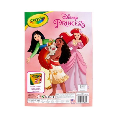 Crayola 288pg Disney Princess Coloring Book with Sticker Sheets_1