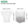 Unique Bargains Non-Woven Fabric Seeding Nursery Planting Grow Bags White - 2 of 3