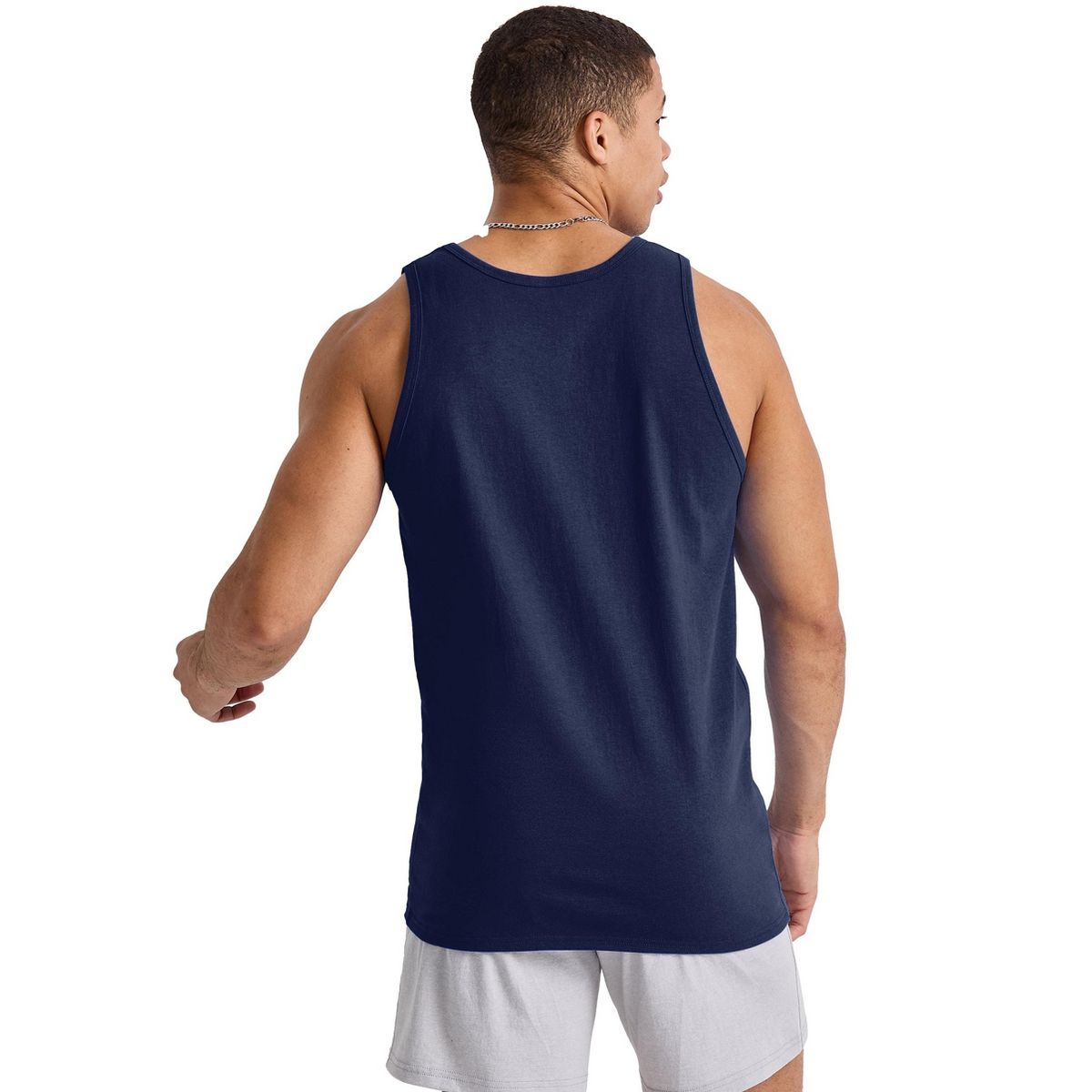 Hanes Essentials Men's Cotton Tank Top, 3-Pack - thumbnail 3