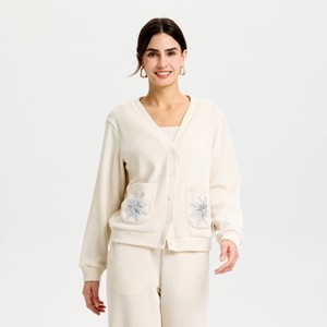 Women's Embroidered Cardigan - Universal Thread™ - 1 of 3