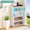 Modern Sideboard Decorative Storage Cabinet, Multi-Level Flip Door Cabinet, CENGHU Buffet Cabinet, for Living Room, Kitchen, Bedroom, Hallway - 2 of 4