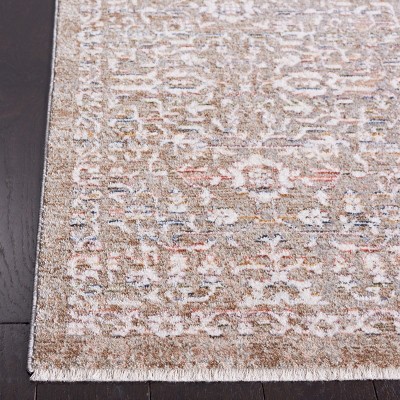 Harlow Ivory Hand-Knotted Synthetic 4' x 6' Area Rug