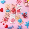 Joyfy 12 Packs Valentine's Day Foam squishy toy with Cards, squishy toy Fun Foam Modeling Foam for Valentine Party Favors, Classroom Gift Exchange - 2 of 4