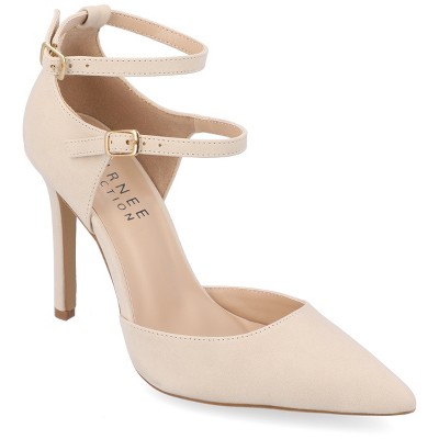 Journee Collection Womens Lilyann Multi Strap Stiletto Pointed Toe Pumps