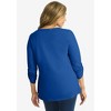 Jessica London Women's Plus Size Stretch Pleated Tunic - 3 of 4