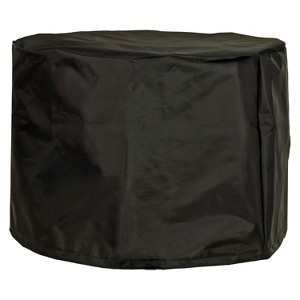 Sunnydaze 420D Oxford Cloth Fire Pit Cover - 22.5" Diameter x 16" H - Black - 1 of 4